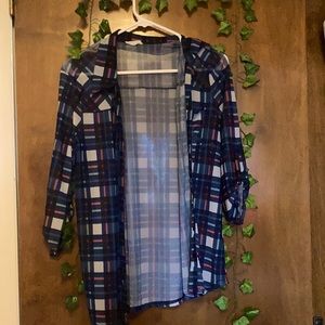 Plaid button up